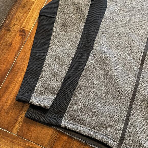 Spyder Full Zip Sweater Jacket Mens XL Gray Black Fleece Lined 186404 Fall F18 - Picture 5 of 12